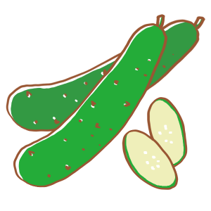 illustrain02-vegetable03-300×300 低FODMAPの食材:きゅうり